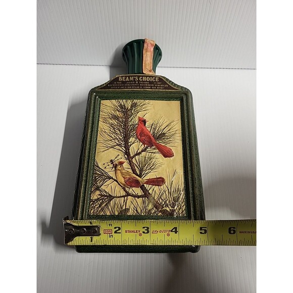 Vintage beams choice  cardinal decanter bottle "james lockhart"jim Beam Kentucky - Picture 8 of 8